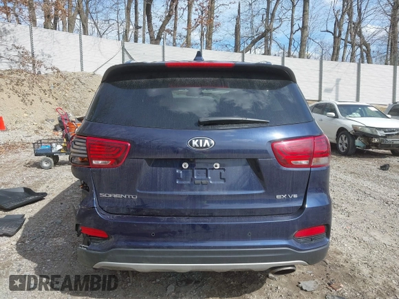 2019 Kia Sorento EX V6 with VIN 5XYPHDA58KG595489, listed as a IAAI auction lot 41886735 with 73,115 mi miles. Bid and sale history available at carsss.com. Image 17.
