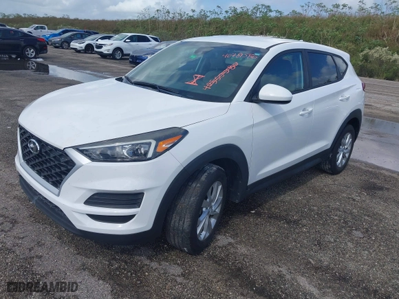 2019 Hyundai Tucson SE with VIN KM8J23A46KU048921, listed as a IAAI auction lot 40781586 with 57,186 mi miles. Bid and sale history available at carsss.com. Image 2.