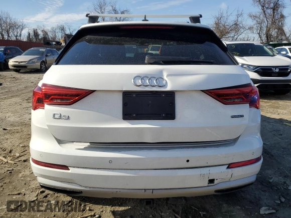 2019 Audi Q3 Premium with VIN WA1AECF34K1069662, listed as a Copart auction lot 45853745 with 72,726 mi miles and Salvage Title. Bid and sale history available at carsss.com. Image 6.
