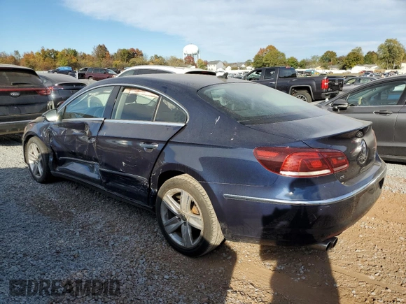 2014 Volkswagen CC R-Line with VIN WVWBP7AN8EE506189, listed as a Copart auction lot 75362924 with 124,692 mi miles and Clean Title. Bid and sale history available at carsss.com. Image 2.
