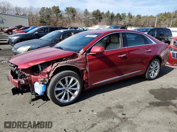 2014 Cadillac XTS Luxury with VIN 2G61N5S37E9198411, listed as a Copart auction lot 47085595 with 75,901 mi miles and Salvage title. Bid and sale history available at DreamBid. Image 1.