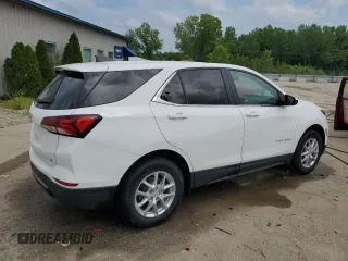 2022 Chevrolet Equinox LT z VIN 3GNAXKEV4NL158603, wystawiony jako Copart lot #60041425 z przebiegiem 17 974 mil mil oraz Szkoda całkowita • Salvage title. Historia ofert i sprzedaży dostępna na DreamBid. Obrazek 3.