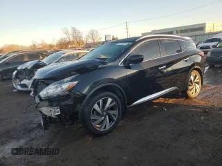 2018 Nissan Murano SL with VIN 5N1AZ2MH8JN200503, listed as a Copart auction lot 43342305 with 84,785 mi miles and Salvage Title. Bid and sale history available at DreamBid. Image 1.