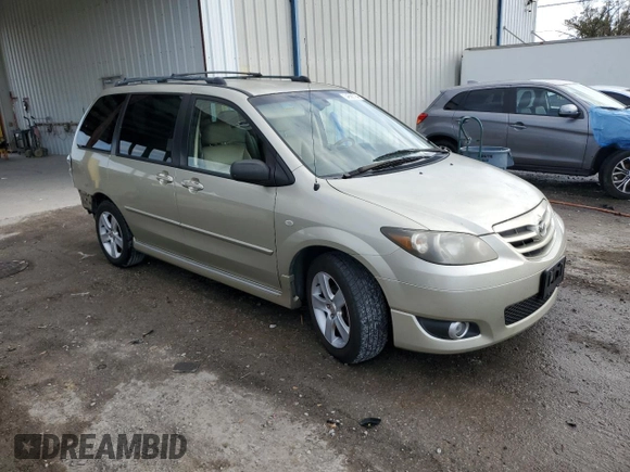 2005 Mazda MPV LX z VIN JM3LW28J450548215, wystawiony jako Copart lot #84566794 z przebiegiem 164 916 mil mil oraz Szkoda całkowita • Salvage title. Historia ofert i sprzedaży dostępna na DreamBid. Obrazek 4.