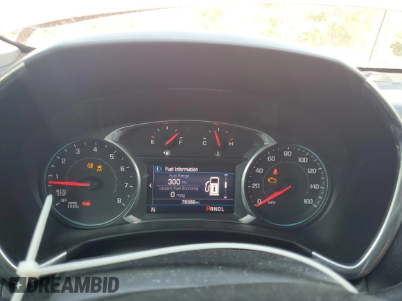 2019 Chevrolet Equinox LT z VIN 2GNAXUEV9K6215776, wystawiony jako Copart lot #57382245 z przebiegiem 78 389 mil mil oraz Szkoda całkowita • Salvage title. Historia ofert i sprzedaży dostępna na DreamBid. Obrazek 9.