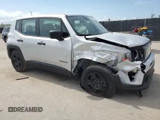 2020 Jeep Renegade Sport with VIN ZACNJAAB3LPL86143, listed as a Copart auction lot 62094075 with 54,742 mi miles and Non repairable. Bid and sale history available at DreamBid. Image 4.