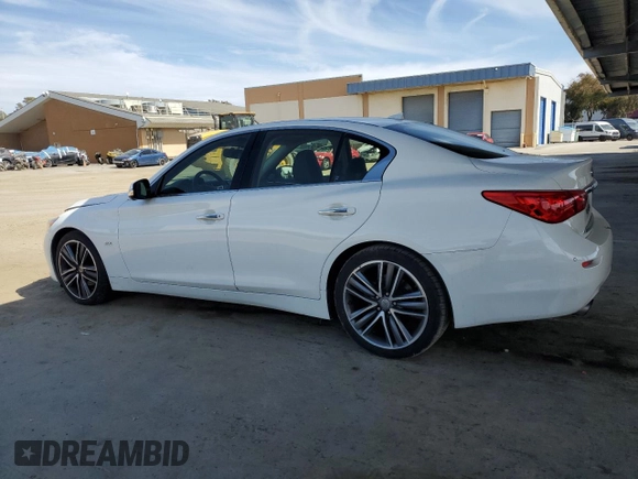 2017 Infiniti Q50 3.0t Premium with VIN JN1EV7AP1HM737016, listed as a Copart auction lot 52825655 with 98,776 mi miles and Salvage Title. Bid and sale history available at carsss.com. Image 2.