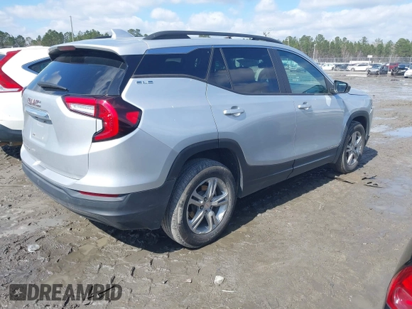 2022 GMC Terrain SLE с VIN 3GKALMEV2NL202036, выставлен на аукционе IAAI как лот 41622977 с пробегом 43 313 миль миль и . История ставок и продаж доступна на DreamBid. Изображение 4.