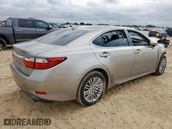 2015 Lexus ES 330 with VIN JTHBK1GG2F2210963, listed as a Copart auction lot 58610105 with 105,712 mi miles and Salvage title. Bid and sale history available at DreamBid. Image 3.