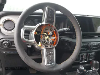 2024 Jeep Wrangler Sahara with VIN 1C4RJXP67RW274877, listed as a IAAI auction lot 42119319 with 7,157 mi miles and . Bid and sale history available at DreamBid. Image 16.