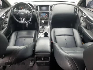 2021 Infiniti Q50 Pure with VIN JN1EV7AP5MM706121, listed as a Copart auction lot 53731965 with 76,603 mi miles and Salvage Title. Bid and sale history available at DreamBid. Image 8.