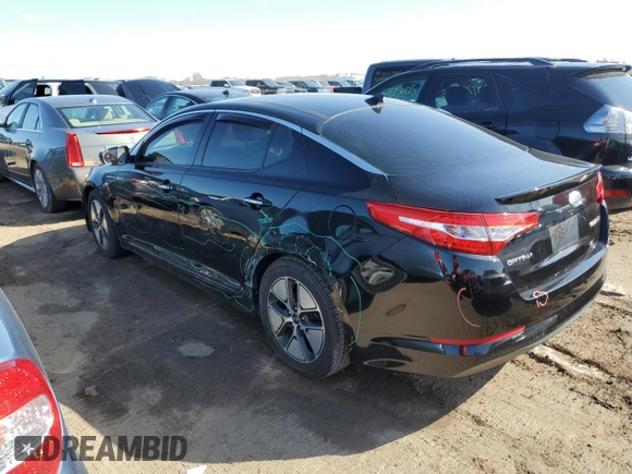 2013 Kia Optima Hybrid EX with VIN KNAGM4AD4D5054421, listed as a Copart auction lot 50776945 with 137,452 mi miles and Salvage Title. Bid and sale history available at carsss.com. Image 2.