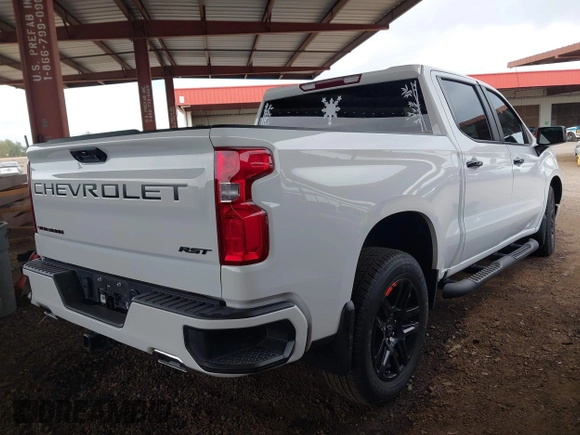 2023 Chevrolet Silverado 1500 with VIN 1GCPADE89PZ115977, listed as a IAAI auction lot 42025071 with 27,635 mi miles and . Bid and sale history available at DreamBid. Image 4.