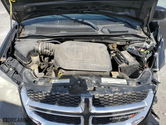 2012 Dodge Grand Caravan SE with VIN 2C4RDGBG8CR312124, listed as a Copart auction lot 49999915 with 0 mi miles and Salvage Title. Bid and sale history available at carsss.com. Image 12.