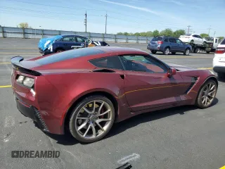 2016 Chevrolet Corvette Z06 3LZ with VIN 1G1YU2D68G5607531, listed as a Copart auction lot 58075825 with 16,283 mi miles and Salvage title. Bid and sale history available at DreamBid. Image 3.