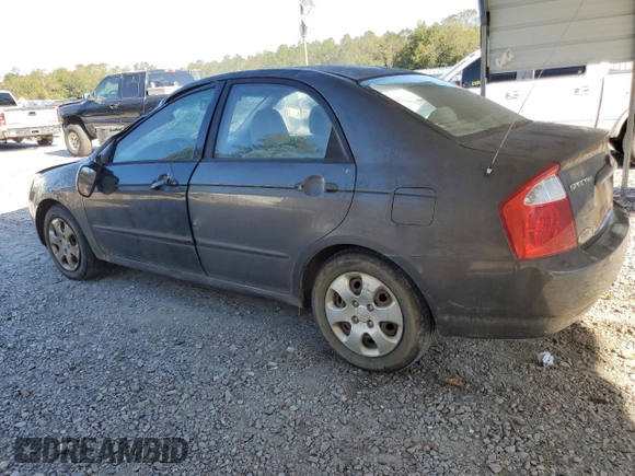 2006 Kia Spectra EX with VIN KNAFE122665277678, listed as a Copart auction lot 74695984 with 205,742 mi miles and Salvage Title. Bid and sale history available at carsss.com. Image 2.