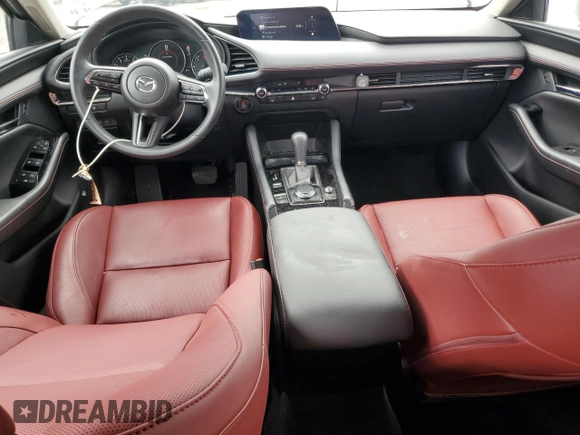 2024 Mazda 3 S Carbon Edition with VIN 3MZBPBCM8RM408560, listed as a Copart auction lot 55236975 with 8,386 mi miles and Non Repairable. Bid and sale history available at DreamBid. Image 8.