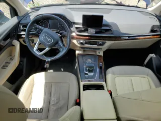 2018 Audi Q5 Premium Plus with VIN WA1BNBFY3J2043153, listed as a Copart auction lot 61802755 with 34,583 mi miles and Salvage title. Bid and sale history available at DreamBid. Image 8.
