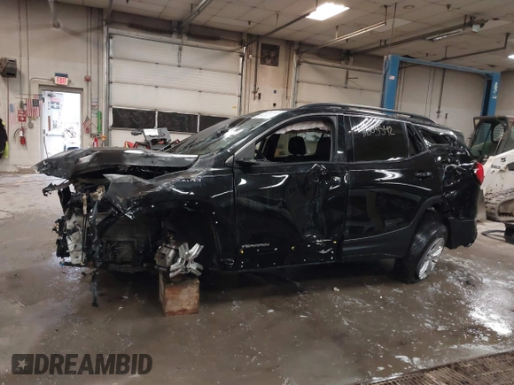 2018 GMC Terrain SLE with VIN 3GKALTEV2JL407702, listed as a IAAI auction lot 41803542 with 1 mi miles. Bid and sale history available at carsss.com. Image 14.