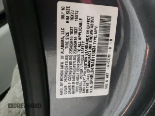 2010 Honda Odyssey EX-L with VIN 5FNRL3H76AB113634, listed as a Copart auction lot 53881045 with 214,478 mi miles and Salvage Title. Bid and sale history available at carsss.com. Image 13.