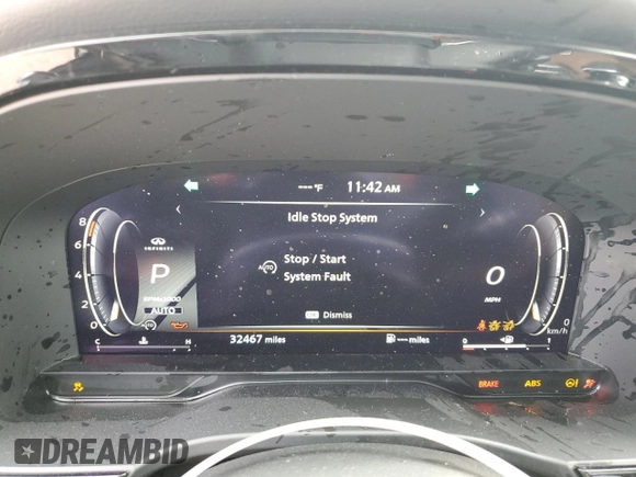 2023 Infiniti QX60 Autograph with VIN 5N1DL1HU4PC368286, listed as a Copart auction lot 44246645 with 32,467 mi miles and Salvage title. Bid and sale history available at DreamBid. Image 9.