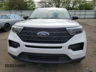 2021 Ford Explorer with VIN 1FMSK7BH6MGB14172, listed as a Copart auction lot 55282145 with 53,884 mi miles and Salvage title. Bid and sale history available at DreamBid. Image 5.