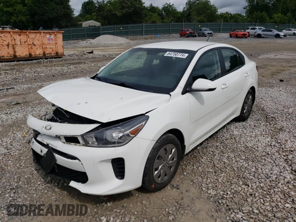 2019 Kia Rio S with VIN 3KPA24AB9KE242236, listed as a Copart auction lot 64750774 with 53,616 mi miles and Salvage Title. Bid and sale history available at carsss.com. Image 1.