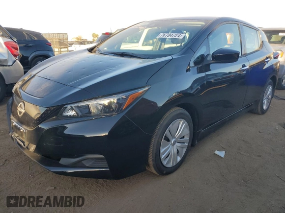 2024 Nissan LEAF S with VIN 1N4AZ1BV2RC554876, listed as a Copart auction lot 76704724 with 4,532 mi miles and Clean title. Bid and sale history available at DreamBid. Image 1.