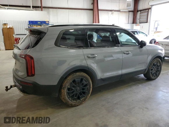 2022 Kia Telluride EX with VIN 5XYP3DHC0NG270021, listed as a Copart auction lot 50708455 with 79,830 mi miles and Salvage Title. Bid and sale history available at carsss.com. Image 3.