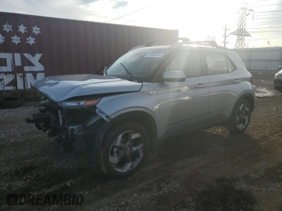 2023 Hyundai Venue SEL with VIN KMHRC8A35PU218357, listed as a Copart auction lot 77599524 with 27,102 mi miles and Salvage title. Bid and sale history available at DreamBid. Image 1.