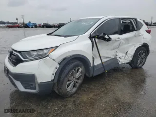 2020 Honda CR-V EX with VIN 5J6RW1H57LA016832, listed as a Copart auction lot 47686305 with 43,196 mi miles and Salvage Title. Bid and sale history available at carsss.com. Image 1.
