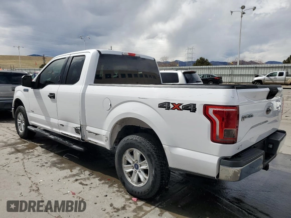 2017 Ford F-150 XL with VIN 1FTEX1EP9HKC44209, listed as a Copart auction lot 49645355 with 136,400 mi miles and Salvage Title. Bid and sale history available at carsss.com. Image 2.
