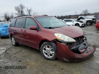 2006 Toyota Sienna XLE with VIN 5TDZA22C26S534176, listed as a Copart auction lot 42629215 with 180,828 mi miles and Salvage Title. Bid and sale history available at carsss.com. Image 4.