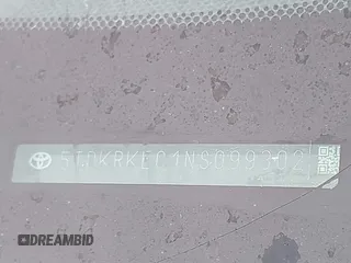 2022 Toyota Sienna LE z VIN 5TDKRKEC1NS099302, wystawiony jako IAAI lot #42243486 z przebiegiem 209 339 mil mil oraz . Historia ofert i sprzedaży dostępna na DreamBid. Obrazek 9.