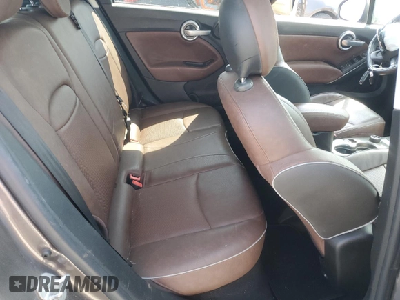 2017 FIAT 500X Lounge with VIN ZFBCFXDB7HP518161, listed as a Copart auction lot 60134985 with 51,357 mi miles and Salvage title. Bid and sale history available at DreamBid. Image 10.