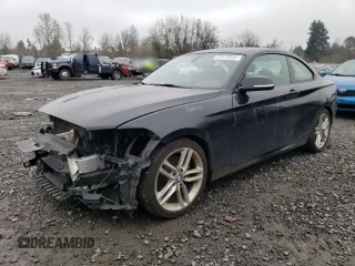 2016 BMW 2 Series 228i with VIN WBA1F9C54GV545174, listed as a Copart auction lot 87476544 with 79,086 mi miles and Salvage Title. Bid and sale history available at carsss.com. Image 1.