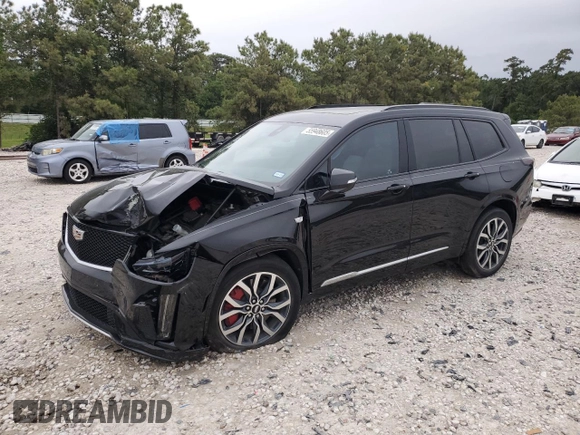2023 Cadillac XT6 AWD Sport z VIN 1GYKPGRS6PZ126039, wystawiony jako Copart lot #55948605 z przebiegiem 39 966 mil mil oraz Szkoda całkowita • Salvage title. Historia ofert i sprzedaży dostępna na DreamBid. Obrazek 1.
