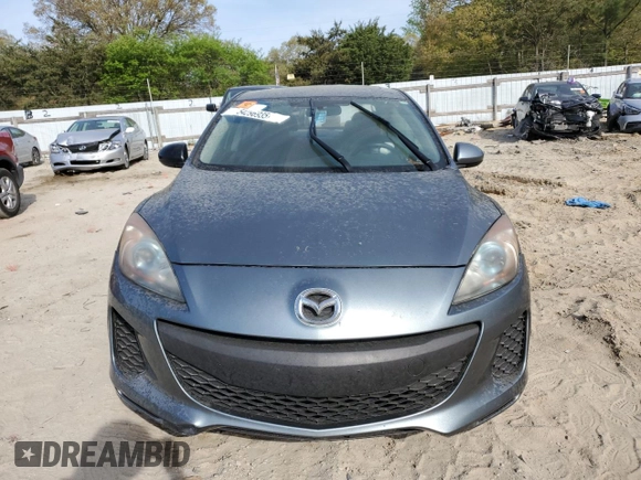 2012 Mazda 3 i Grand Touring with VIN JM1BL1W86C1661520, listed as a Copart auction lot 54296935 with Not provided miles and Salvage title. Bid and sale history available at DreamBid. Image 5.