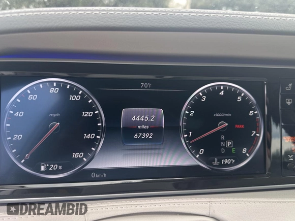 2017 Mercedes-Benz S 550 with VIN WDDUG8CB0HA304126, listed as a Copart auction lot 47487165 with 67,400 mi miles and Clean Title. Bid and sale history available at carsss.com. Image 8.