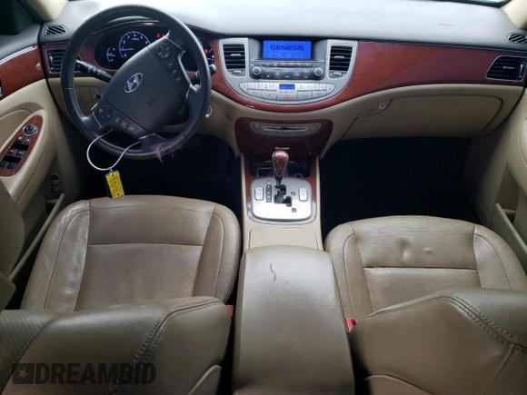 2014 Hyundai Genesis 3.8L with VIN KMHGC4DD1EU259750, listed as a Copart auction lot 57047204 with 148,079 mi miles and Salvage Title. Bid and sale history available at carsss.com. Image 8.