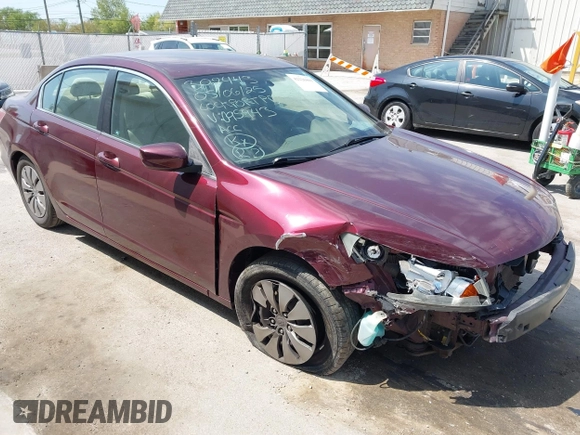 2010 Honda Accord LX z VIN 1HGCP2F36AA095943, wystawiony jako IAAI lot #42226801 z przebiegiem 160 332 mil mil oraz . Historia ofert i sprzedaży dostępna na DreamBid. Obrazek 1.