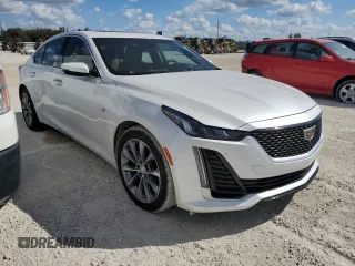 2023 Cadillac CT5 Premium Luxury with VIN 1G6DN5RK0P0103730, listed as a Copart auction lot 76342844 with Not provided miles and Salvage title. Bid and sale history available at DreamBid. Image 4.