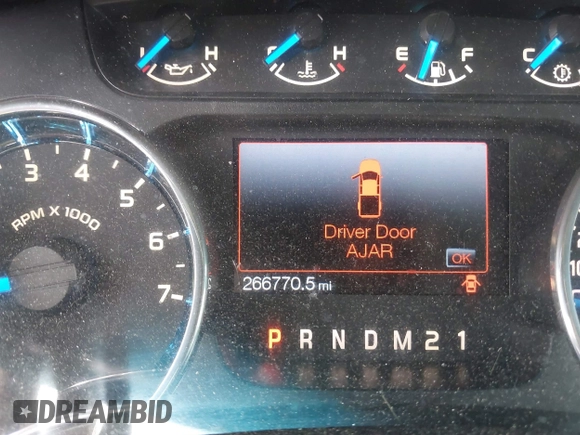2013 Ford F-150 XL with VIN 1FTFW1CT0DKE03085, listed as a IAAI auction lot 42101522 with 266,770 mi miles and . Bid and sale history available at carsss.com. Image 15.