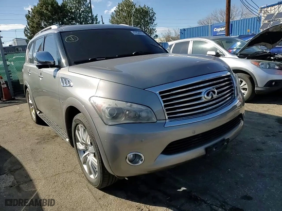 2014 Infiniti QX80 with VIN JN8AZ2NE0E9062824, listed as a Copart auction lot 47254975 with 144,974 mi miles and Salvage Title. Bid and sale history available at carsss.com. Image 11.