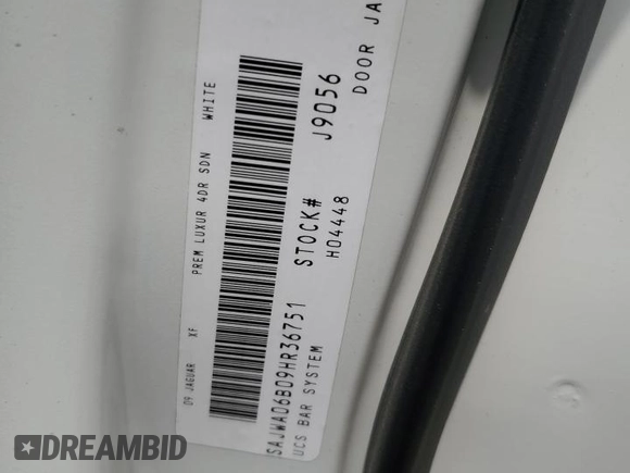 2009 Jaguar XF Premium Luxury with VIN SAJWA06B09HR36751, listed as a Copart auction lot 51799935 with Not Provided miles and Salvage Title. Bid and sale history available at DreamBid. Image 13.