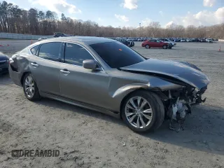 2013 Infiniti M37 with VIN JN1BY1AR3DM603708, listed as a Copart auction lot 85663994 with Not Provided miles and Salvage Title. Bid and sale history available at carsss.com. Image 4.