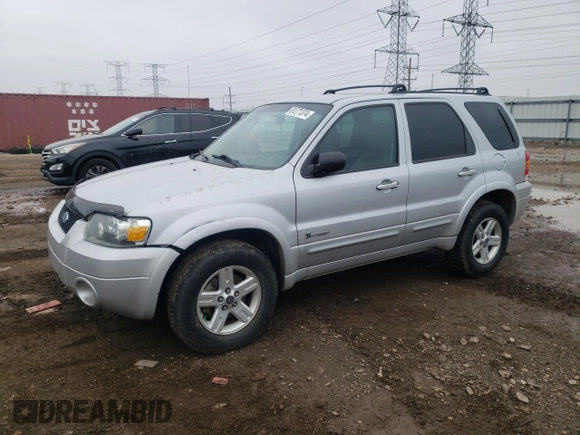 2006 Ford Escape Hybrid with VIN 1FMCU95H86KA52599, listed as a Copart auction lot 81271374 with 188,355 mi miles and Salvage title. Bid and sale history available at DreamBid. Image 1.