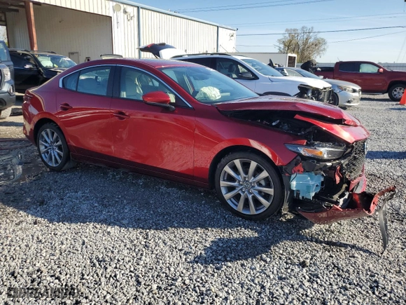 2021 Mazda Mazda3 Sedan Preferred with VIN 3MZBPACL1MM253425, listed as a Copart auction lot 44959335 with 6,725 mi miles and Non Repairable. Bid and sale history available at carsss.com. Image 4.