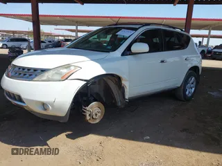 2007 Nissan Murano SL with VIN JN8AZ08T27W514310, listed as a IAAI auction lot 42474926 with 176,645 mi miles and . Bid and sale history available at DreamBid. Image 18.