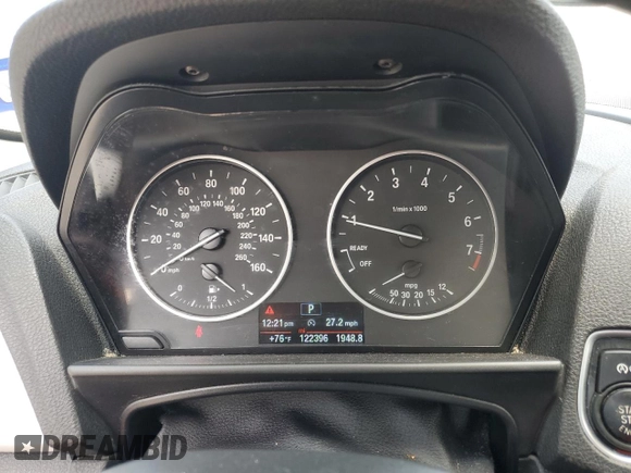 2015 BMW 2 Series 228i with VIN WBA1F5C51FV257605, listed as a Copart auction lot 50991415 with 122,396 mi miles and Salvage Title. Bid and sale history available at carsss.com. Image 9.